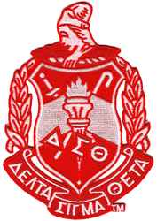 View Buying Options For The Delta Sigma Theta Crest Emblem Iron-On Patch