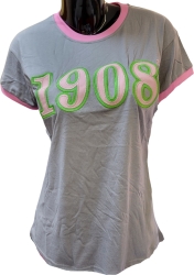 View Buying Options For The Buffalo Dallas Alpha Kappa Alpha 1908 Ringer T-Shirt