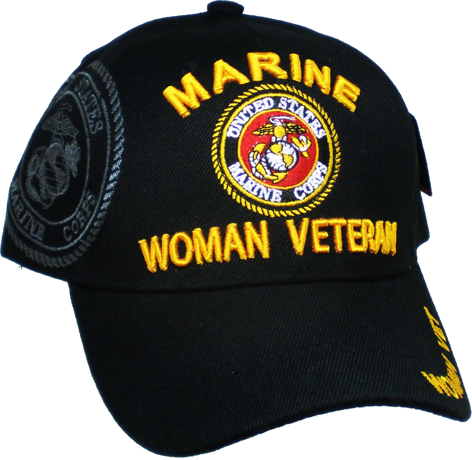 Marine Woman Veteran Shadow Ladies Cap eBay