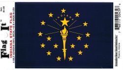 View Buying Options For The Innovative Ideas Flag It Indiana State Flag Self Adhesive Vinyl Decal [Pre-Pack]