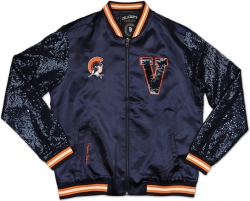 View Buying Options For The Big Boy Virginia State Trojans Ladies Sequins Satin Jacket