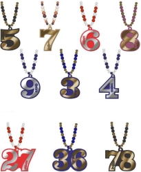 View Buying Options For The Omega Psi Phi Wood Color Bead Tiki Line #37 Medallion