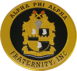 View Buying Options For The Alpha Phi Alpha 3D Shield Round Car Badge Emblem