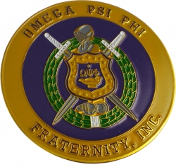 View Buying Options For The Omega Psi Phi 3D Escutcheon Shield Round Car Badge