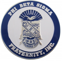 View Buying Options For The Phi Beta Sigma 3D Shield Round Car Badge Emblem