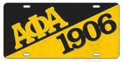 View Buying Options For The Sigma Gamma Rho Split Founder License Plate
