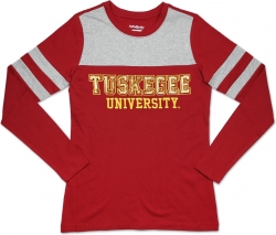View Buying Options For The Big Boy Tuskegee Golden Tigers Ladies Long Sleeve Tee