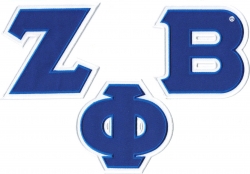 View Buying Options For The Zeta Phi Beta Twill Letter Iron-On Patch Set
