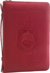 View Buying Options For The Delta Sigma Theta "The Deluxe Premium" Leather Ritual Book Cover