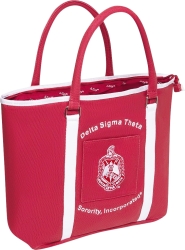 View Buying Options For The Delta Sigma Theta Canvas Tote Bag