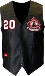 View Buying Options For The Big Boy Negro League Baseball Mens Motorcycle Leather Vest