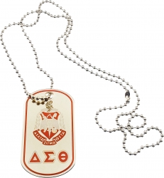 View Buying Options For The Delta Sigma Theta Epoxy Coated Double Sided Dog Tag