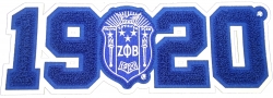View Buying Options For The Zeta Phi Beta Crest 1920 Chenille Sew-On Patch