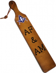 View Buying Options For The Mason AF&AM Traditional Wood Paddle