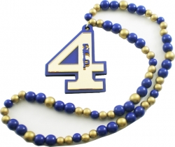 View Buying Options For The Sigma Gamma Rho Wood Color Bead Tiki Line #4 Medallion
