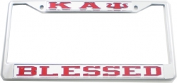 View Buying Options For The Kappa Alpha Psi Blessed License Plate Frame