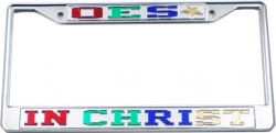 View Buying Options For The Eastern Star In Christ License Plate Frame