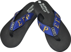 View Buying Options For The Buffalo Dallas Sigma Gamma Rho Thong-Style Flip Flops