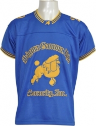 View Buying Options For The Buffalo Dallas Sigma Gamma Rho Poodle Football Jersey