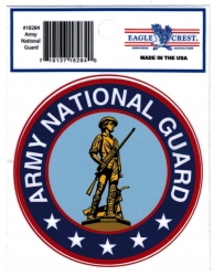 View Buying Options For The Eagle Crest Army National Guard Logo USA Made Outside Car Decal Sticker [Pre-Pack]