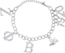 View Buying Options For The Zeta Phi Beta Austrian Crystal Charm Bracelet