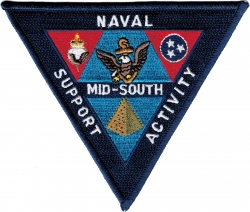 View Buying Options For The Eagle Crest Naval Support Activity Mid-South Iron-On Patch [Pre-Pack]