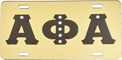 View Buying Options For The Alpha Phi Alpha Pearls Mirror License Plate