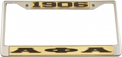 View Buying Options For The Alpha Phi Alpha 1906 Big Letter License Plate Frame