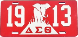 View Buying Options For The Delta Sigma Theta 1913 Elephant Burning Sands Mirror License Plate
