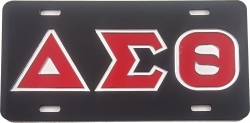 View Buying Options For The Delta Sigma Theta Outline Mirror License Plate
