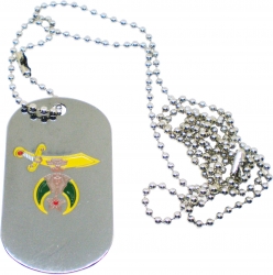 View Buying Options For The Shriner Double Sided Dog Tag