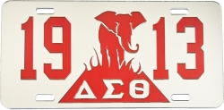 View Buying Options For The Delta Sigma Theta 1913 Elephant Burning Sands Mirror License Plate