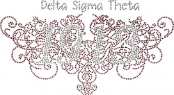 View Buying Options For The Delta Sigma Theta Filigree Founding Studstone Heat Transfer