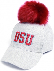 View Buying Options For The Big Boy Delaware State Hornets S148 Ladies Pom Pom Cap