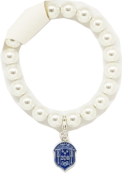 View Buying Options For The Zeta Phi Beta Crest Pearl Bracelet