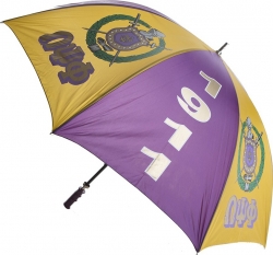 View Buying Options For The Omega Psi Phi 8 Panel Print Jumbo Umbrella