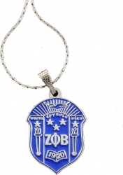 View Buying Options For The Zeta Phi Beta Crest Pendant with Chain