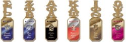 View Buying Options For The Alpha Psi Lambda Group Letters Domed Wood Wall Hanger