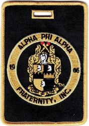 View Buying Options For The Alpha Phi Alpha Fraternity, Inc. Round Crest Luggage Tag