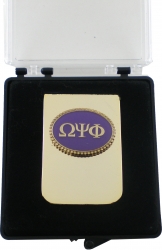 View Buying Options For The Omega Psi Phi Oval Medallion Money Clip
