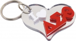 View Buying Options For The Delta Sigma Theta Heart Mirror Key Chain