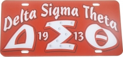View Buying Options For The Delta Sigma Theta Printed Founder License Plate
