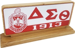 View Buying Options For The Delta Sigma Theta Wood Desk Top Founders Piece
