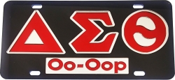 View Buying Options For The Delta Sigma Theta Oo-Oop Mirror Insert Car Tag License Plate