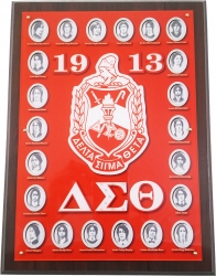 View Buying Options For The Delta Sigma Theta Founders Acrylic Topped Wood Wall Plaque