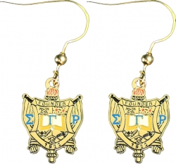 View Buying Options For The Sigma Gamma Rho Crest Earrings