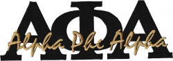 View Buying Options For The Alpha Phi Alpha Signature Iron-On Patch