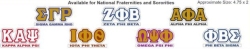 View Buying Options For The Zeta Phi Beta Letter Decal Sticker