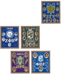 View Buying Options For The Iota Phi Theta Founders Acrylic Topped Wood Wall Plaque