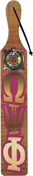 View Buying Options For The Omega Psi Phi Mirror Letter Wood Paddle